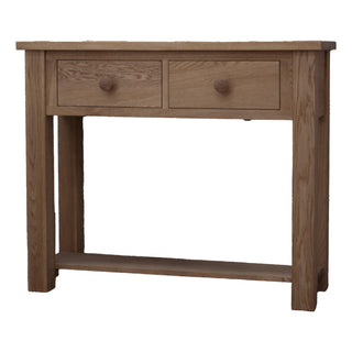 Torino 2 Drawers Hall/Console Table, Oak