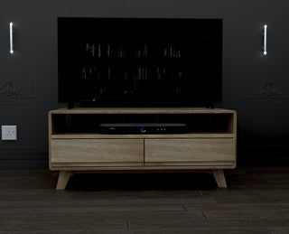 Nordic Medium TV Stand, Oak Wood