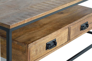 Industrial Style Mango Wood Coffee Table