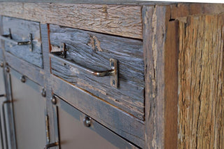 Sideboard Made of Recovered Railway Wood