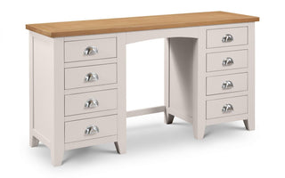 Richmond Twin Pedestal Wooden Dressing Table