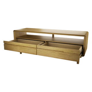 Scandic Medium TV Stand, Oak Wood