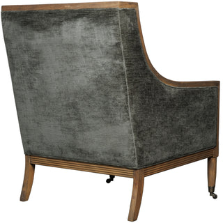 Albury Olive Armchair, Fabric and Wood