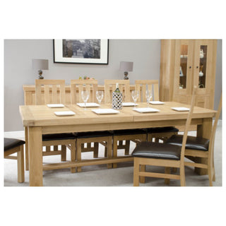 Twin Panel Grand extending Table, Oak Wood