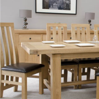 Twin Panel Grand extending Table, Oak Wood