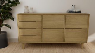 Scandic Large Sideboard, Oak Wood