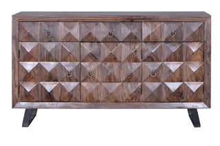 Rosewood 3 Doors 3 Drawers Sideboard