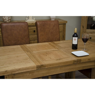 Deluxe Butterfly Extending Table, Oak Wood