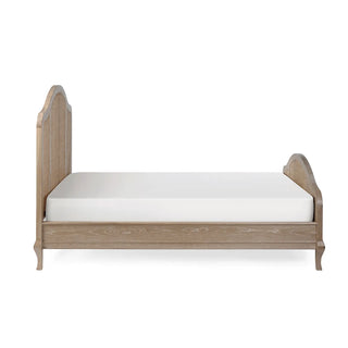 Fleur Rattan Bed, Oak Wood