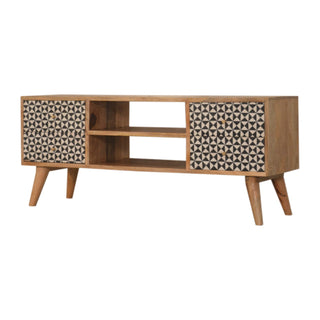 Resin Inlay Nordic TV Stand