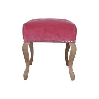 French Style Velvet Bench