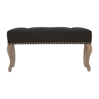 French Style Velvet Bench