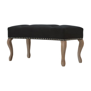 French Style Velvet Bench