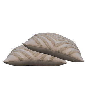 Cream Mini Diamond Cotton Cushion Set of 2