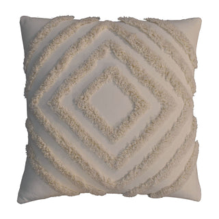 Cream Mini Diamond Cotton Cushion Set of 2