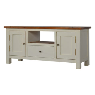 Country Wooden TV Stand with Storage