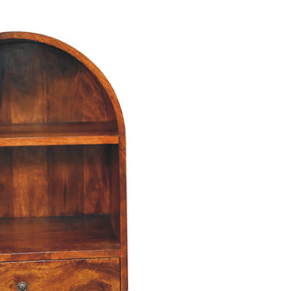 Arch Display Cabinet, Chestnut