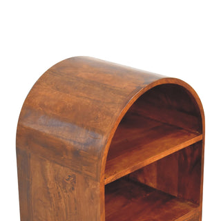 Arch Display Cabinet, Chestnut