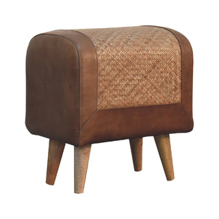 Seagrass Buffalo Square Stool