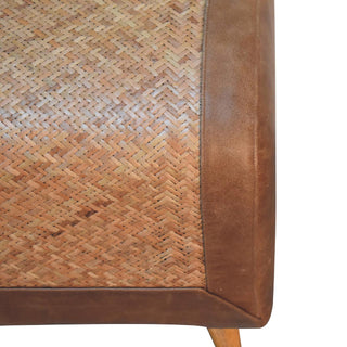 Seagrass Buffalo Square Stool