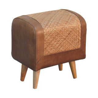 Seagrass Buffalo Square Stool