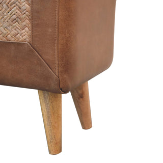 Seagrass Buffalo Square Stool