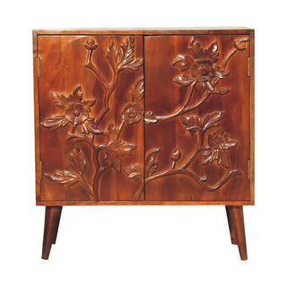Neem Wood Cabinet, Chestnut