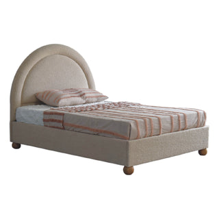 Boucle Double Bed