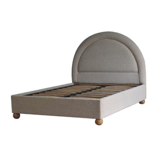 Boucle Double Bed