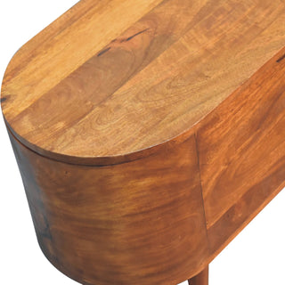 Round Lid up Blanket Box