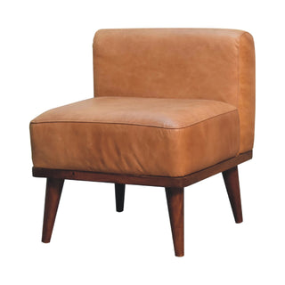 Leather Backrest Stool