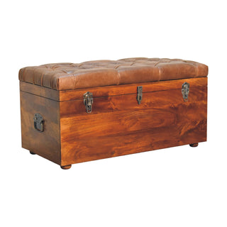 Buffalo Hide Storage Box