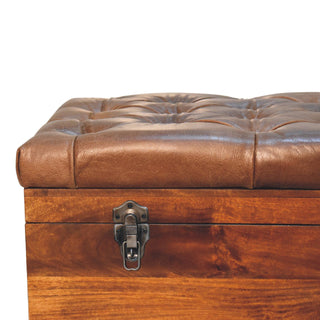 Buffalo Hide Storage Box