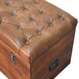 Buffalo Hide Storage Box