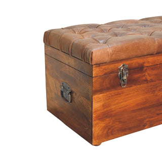 Buffalo Hide Storage Box