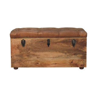 Buffalo Hide Storage Box