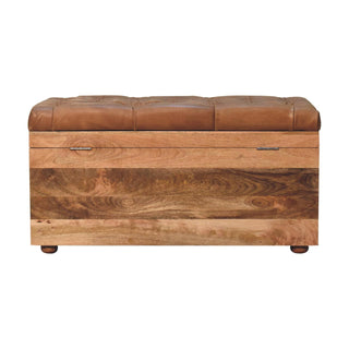 Buffalo Hide Storage Box