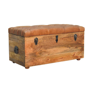 Buffalo Hide Storage Box