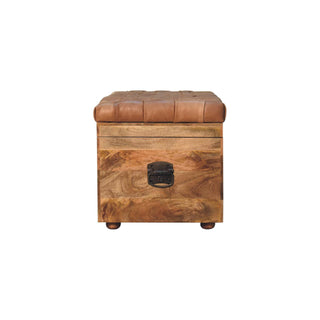 Buffalo Hide Storage Box