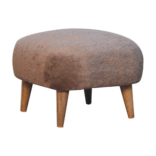 Faux Fur Stool