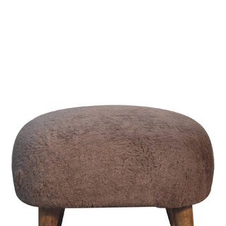 Faux Fur Stool