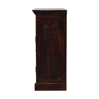 Wooden Cabinet with Glazed Doors