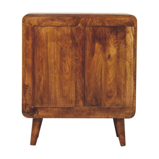 Arto Narrow Classic Cabinet, Chestnut Finish