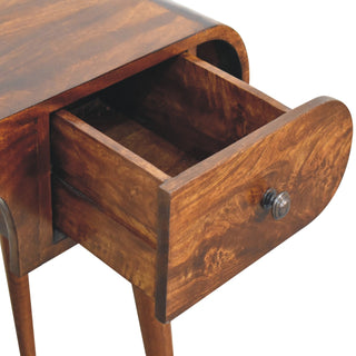 London Arch 2 Wooden Desk, Chestnut