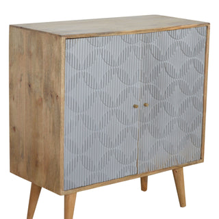 Milan Wooden Grey Cabinet