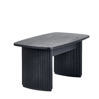 Louis Black Fluted Compact Coffee Table