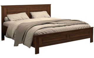 Elton Bedroom Set, Solid Teak Wood in Chestnut Finish