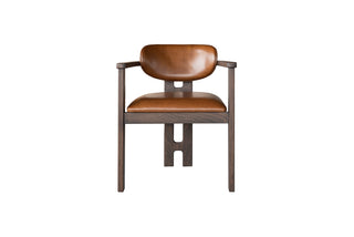 Porter Chair, Solid Wood & Leather