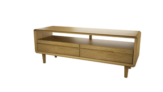 Scandic Medium TV Stand, Oak Wood