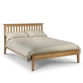 Salerno Shaker Bed, Oak Wood